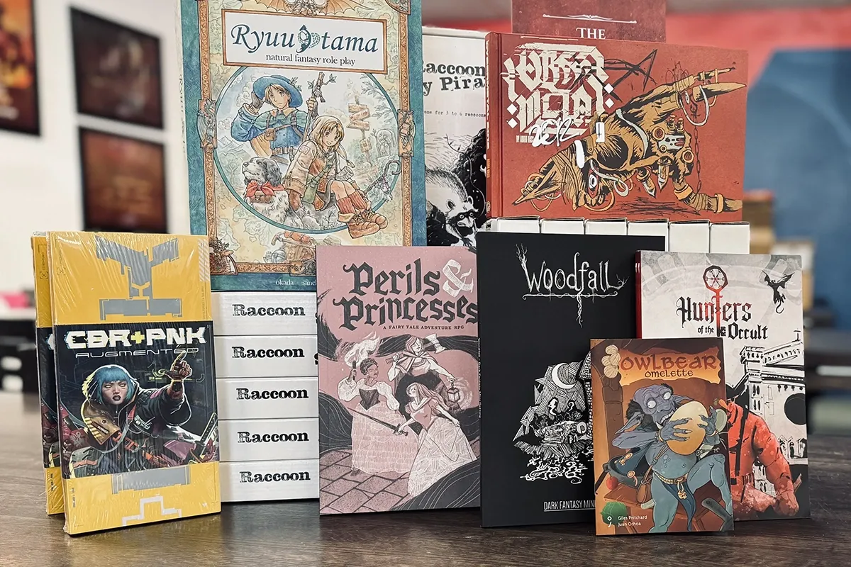 a product shot of our favorite RPGs